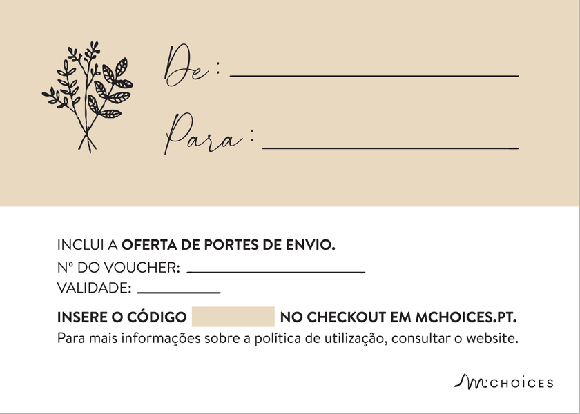Voucher Presente M'Choices