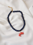 Colar Azul com Carmão
