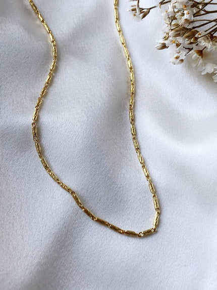 Colar Mira em Prata com Banho de Ouro 24K