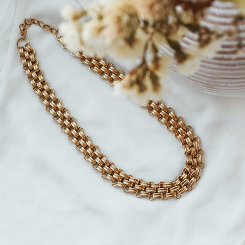 Freya Gold or Silver Steel Necklace