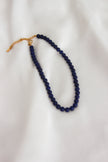 Lapis Lazuli Necklace with Glass Shrimp
