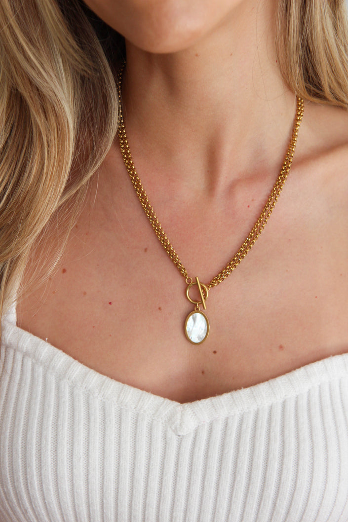 Lapis Lazuli Necklace with Glass Shrimp