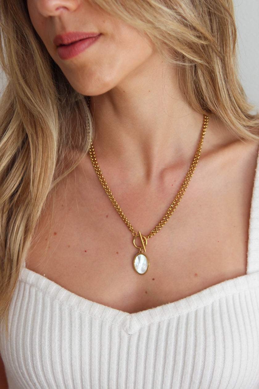 Lapis Lazuli Necklace with Glass Shrimp