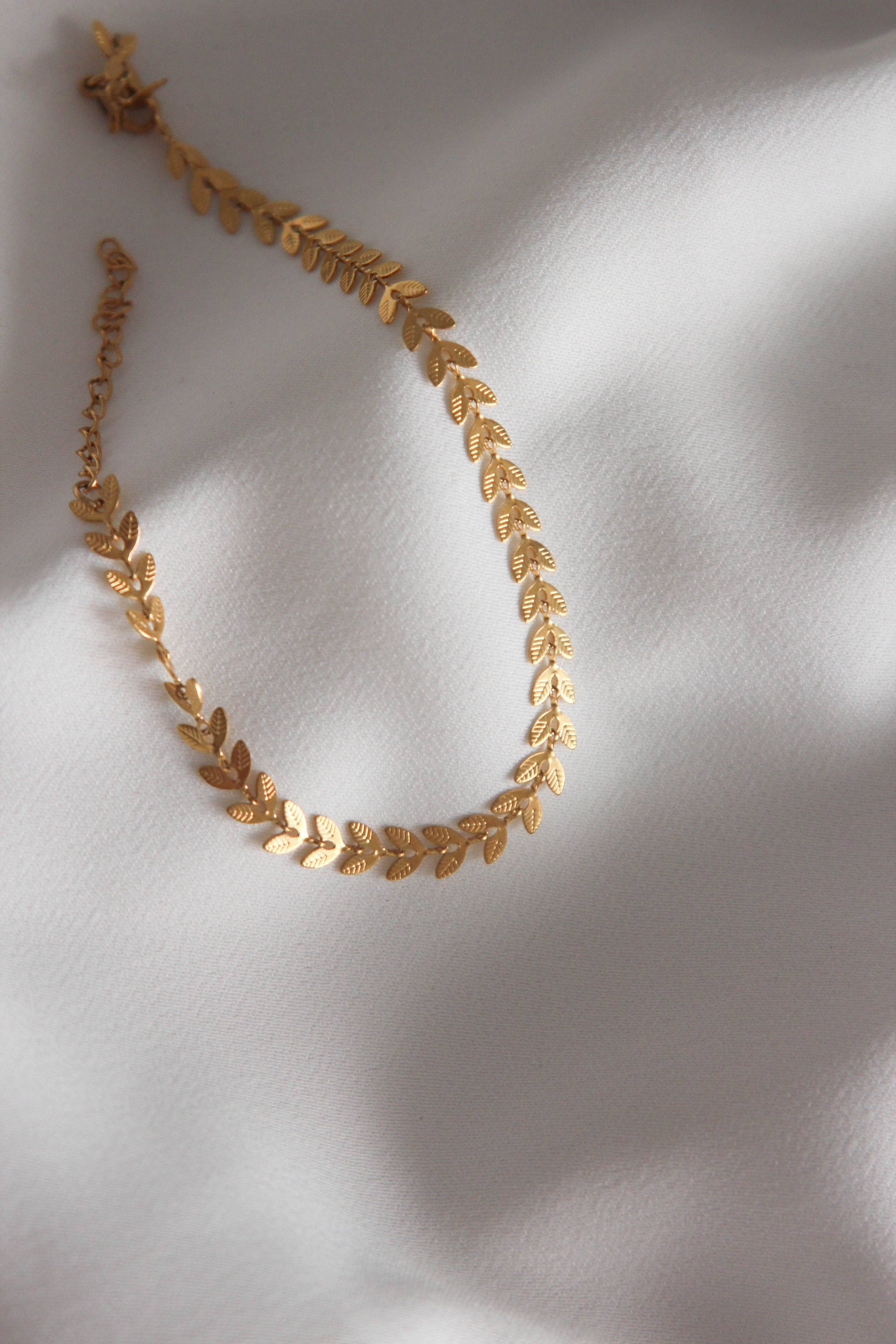Gold Scale Steel Necklace or Bracelet