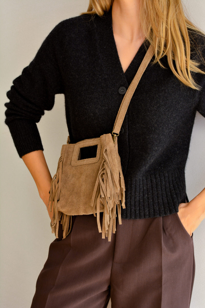 Malas em Pele Pequenas com Franjas