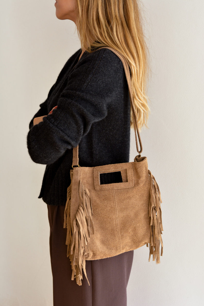 Malas em Pele com Franjas