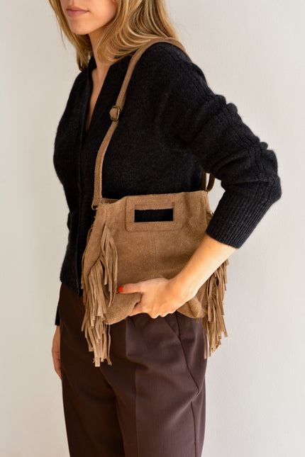 Malas em Pele com Franjas