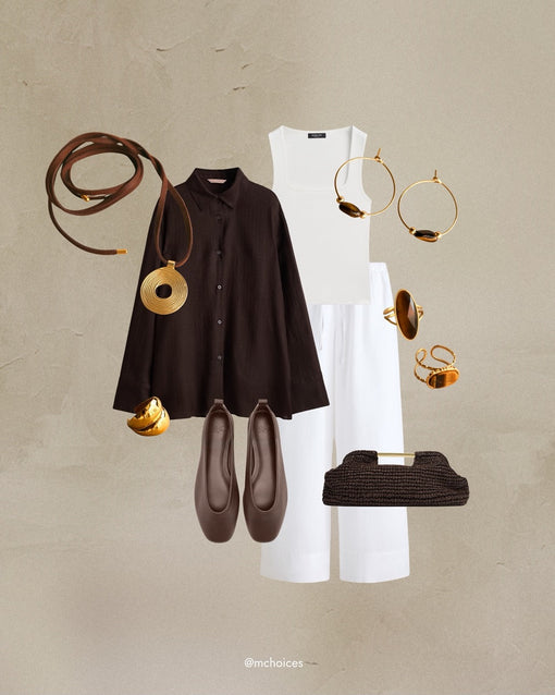 Sugestão de Look: Jóias com Tons Quentes