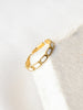 Adjustable White Gold Steel Ring