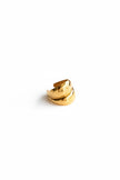Anel em Aço Dourado ou Prateado Minimalista Largo