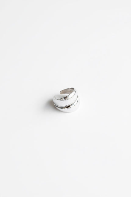 Anel em Aço Dourado ou Prateado Minimalista Largo