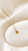 Gold Plated Steel Necklace with Tiny Heart