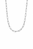 Short Rectangular Mesh Gold Steel Necklace