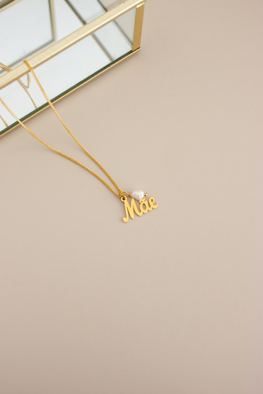 Colar em Aço com Medalha 