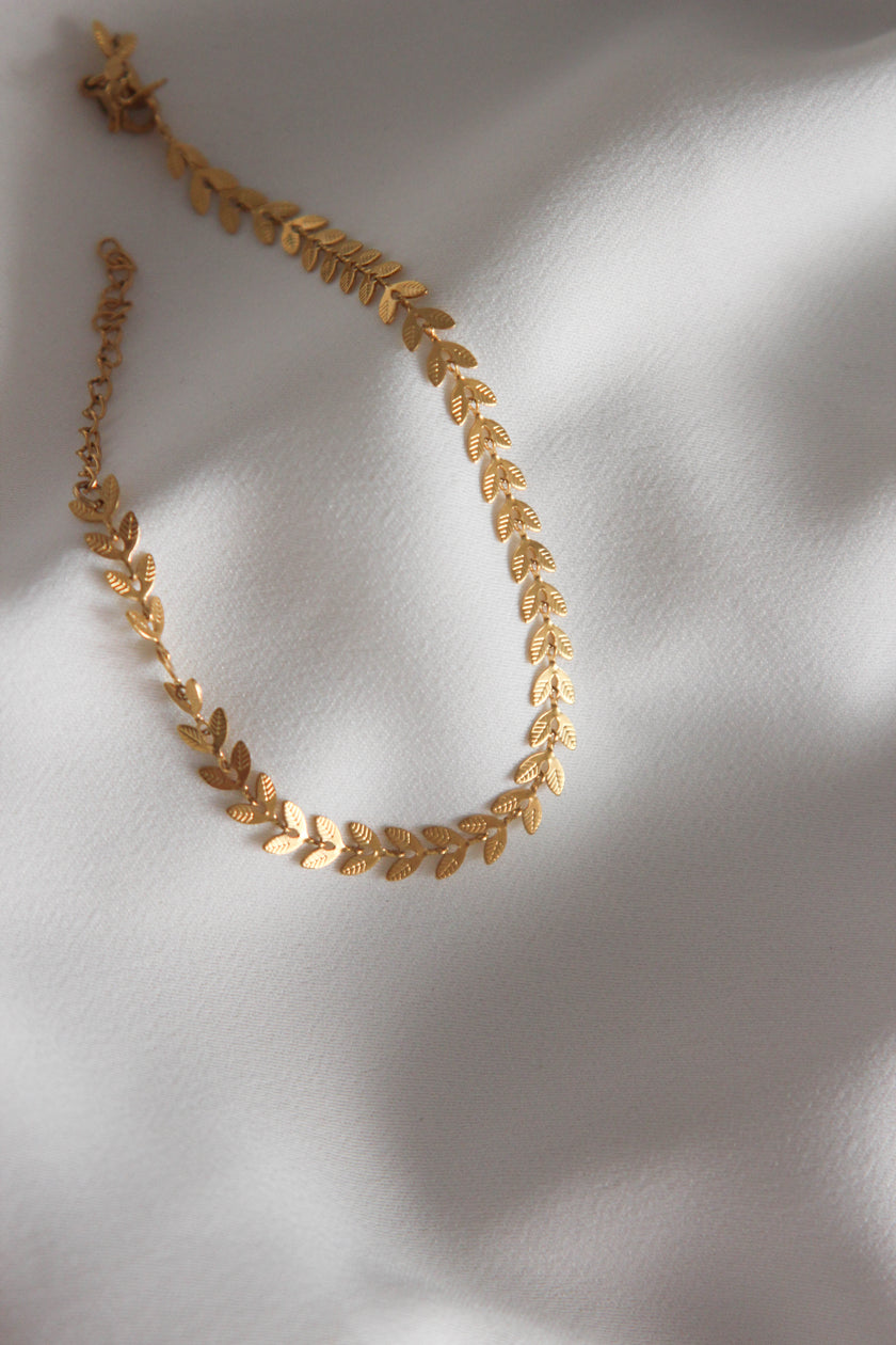 Gold Scale Steel Necklace or Bracelet