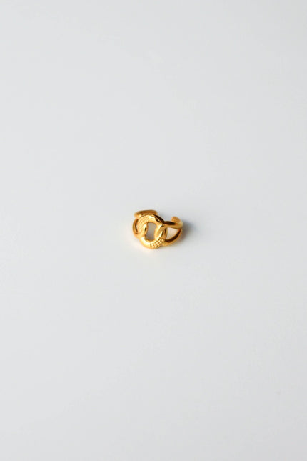 Earcuff em Aço com Nó Dourado ou Prateado