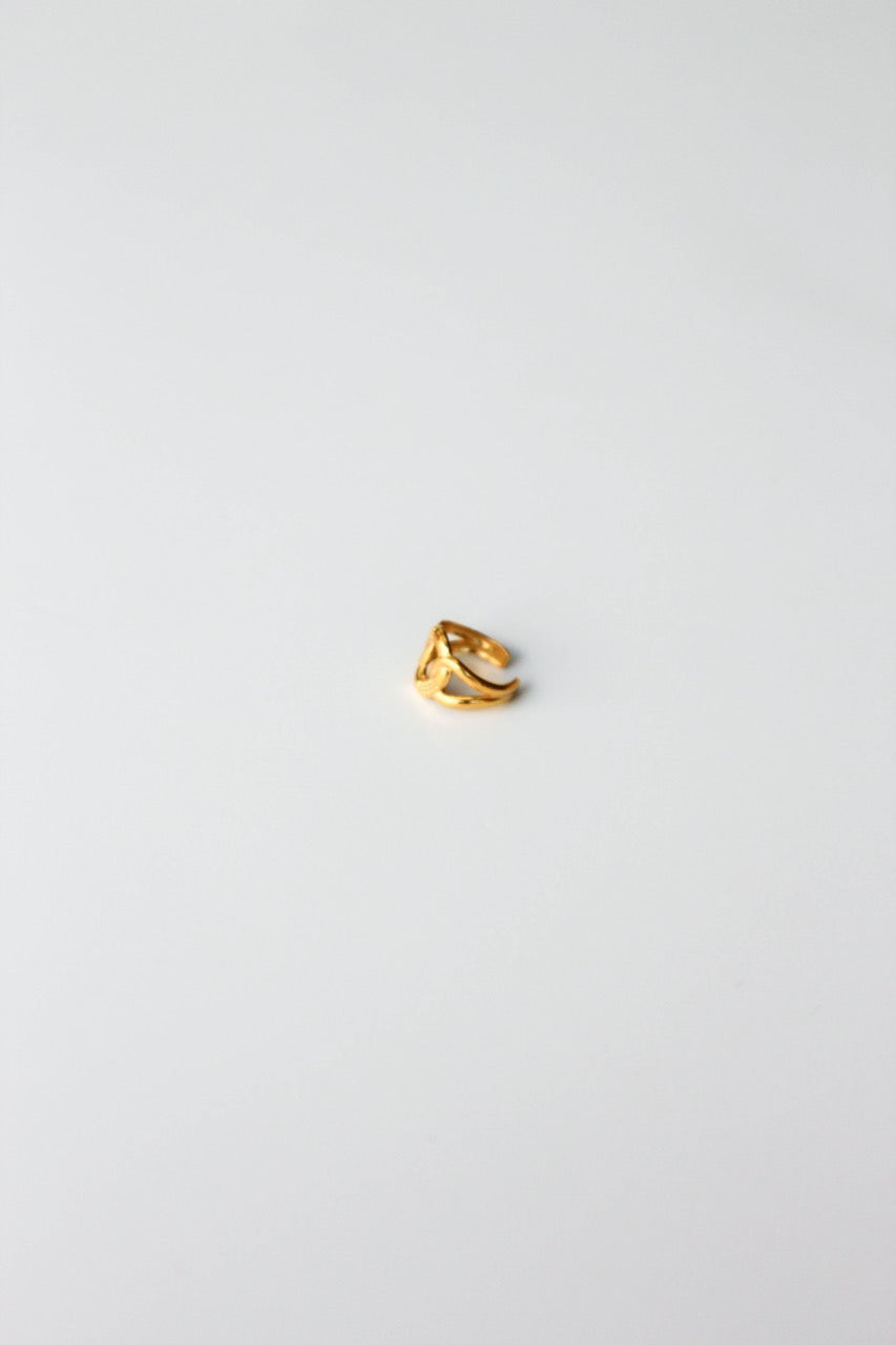Earcuff em Aço com Nó Dourado ou Prateado