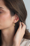 Earcuff em Aço com Nó Dourado ou Prateado