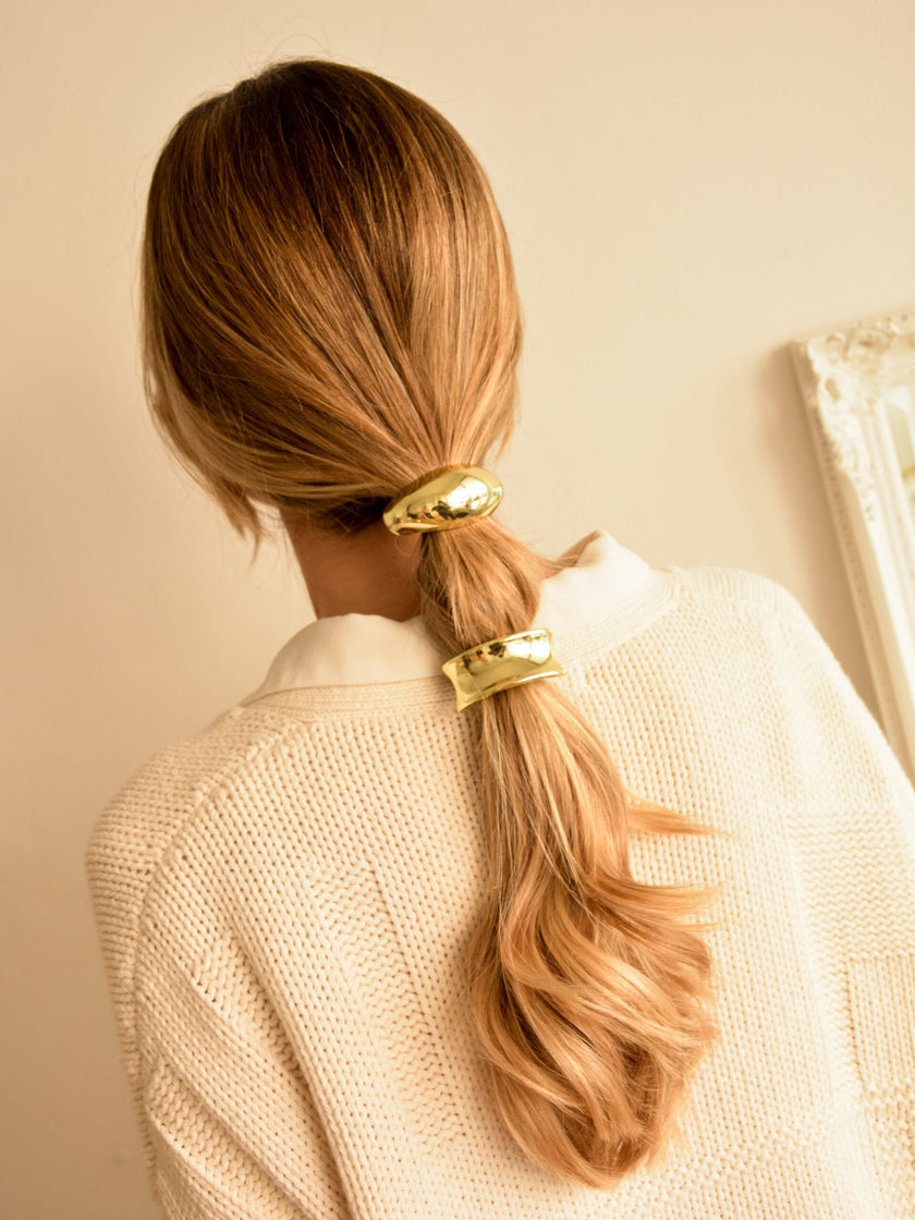 Elástico com Metal Dourado ou Prateado Recto