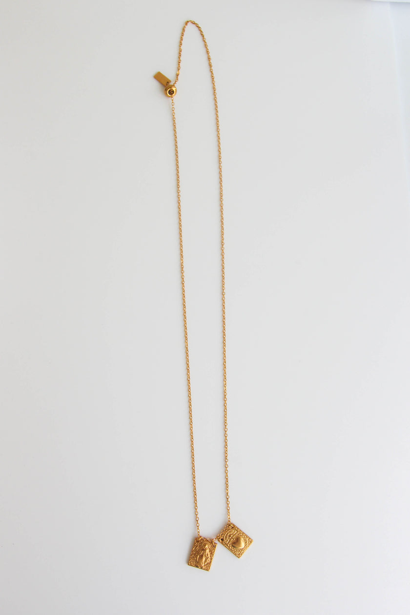 Escapulário em Aço 3 em 1 com Nossa Senhora dos Milagres