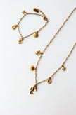 Charm Bracelet Minimalista com Elementos Marinhos