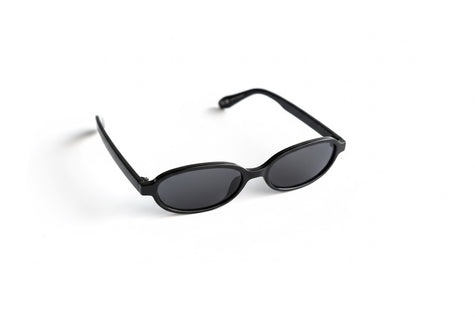 Óculos de Sol Ovais Pretos ♻️ 400 UV, Cat 3