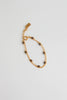 Pulseira Dupla de Pedras Naturais Castanhas Pequeninas