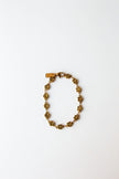 Pulseira em Aço Dourado de Pulso com Rosas