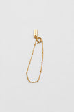 Pulseira em Aço Dourada Minimalista com Bolinhas
