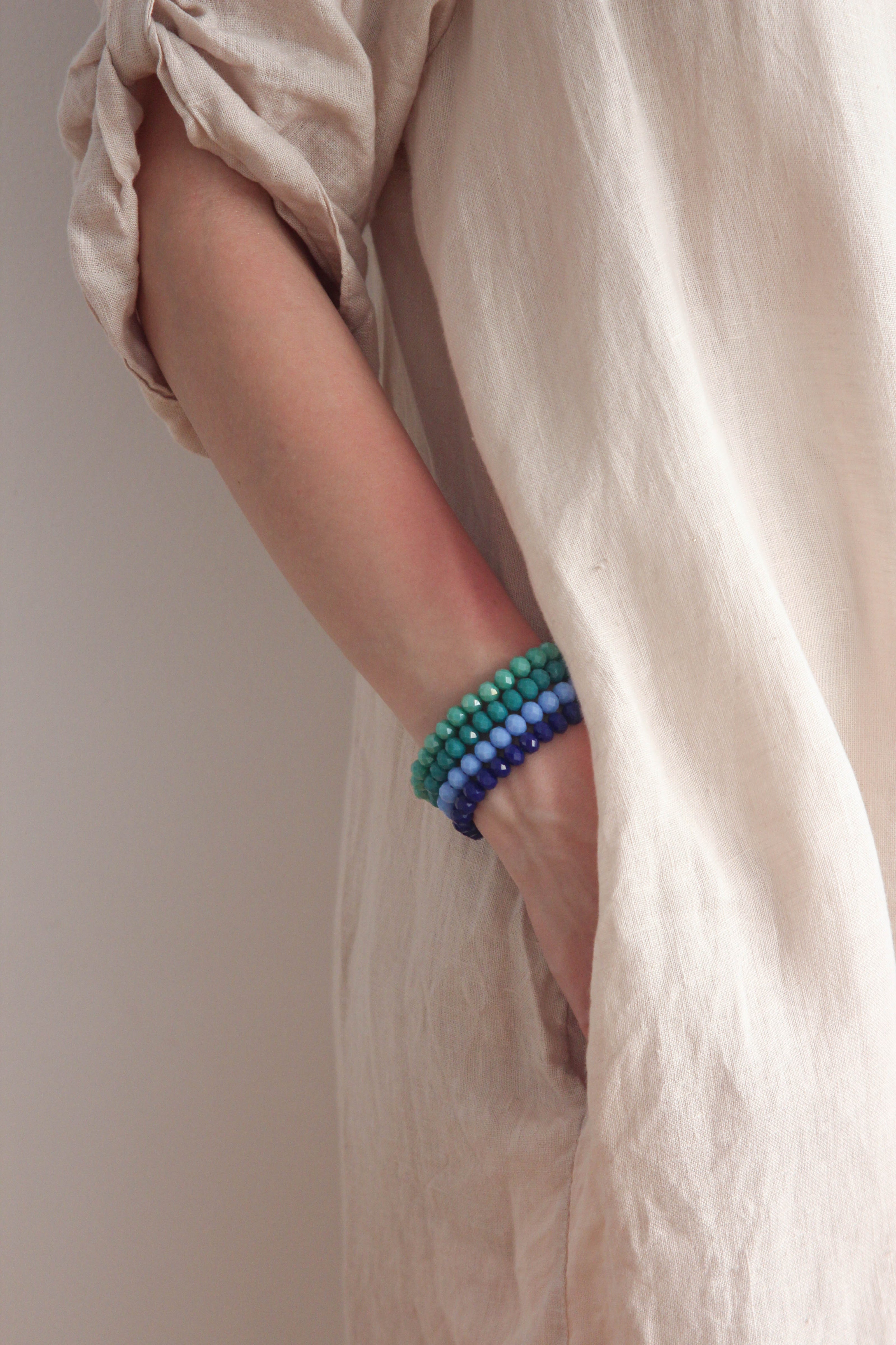 Pulseiras Coloridas de Cristal