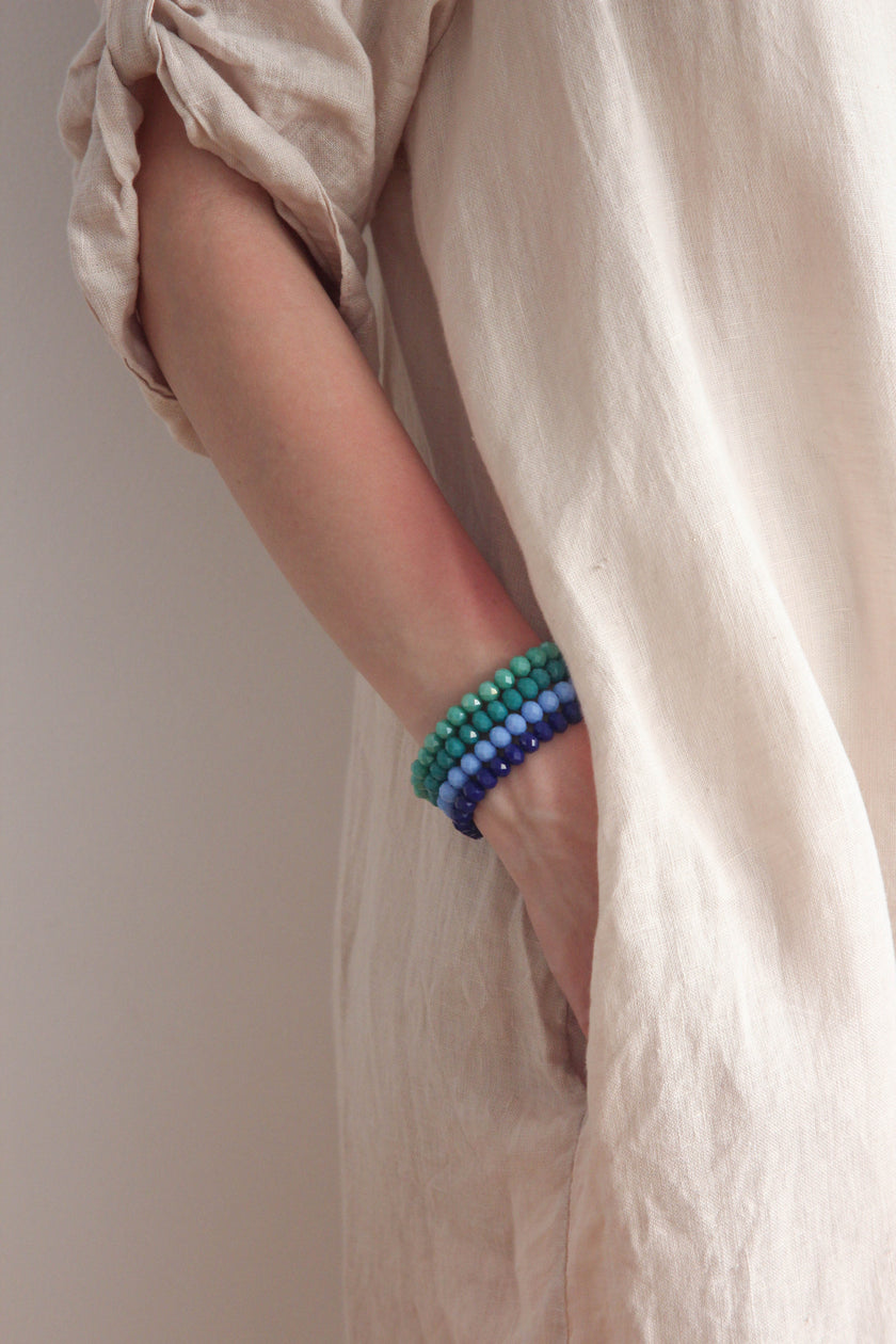 Pulseiras Coloridas de Cristal