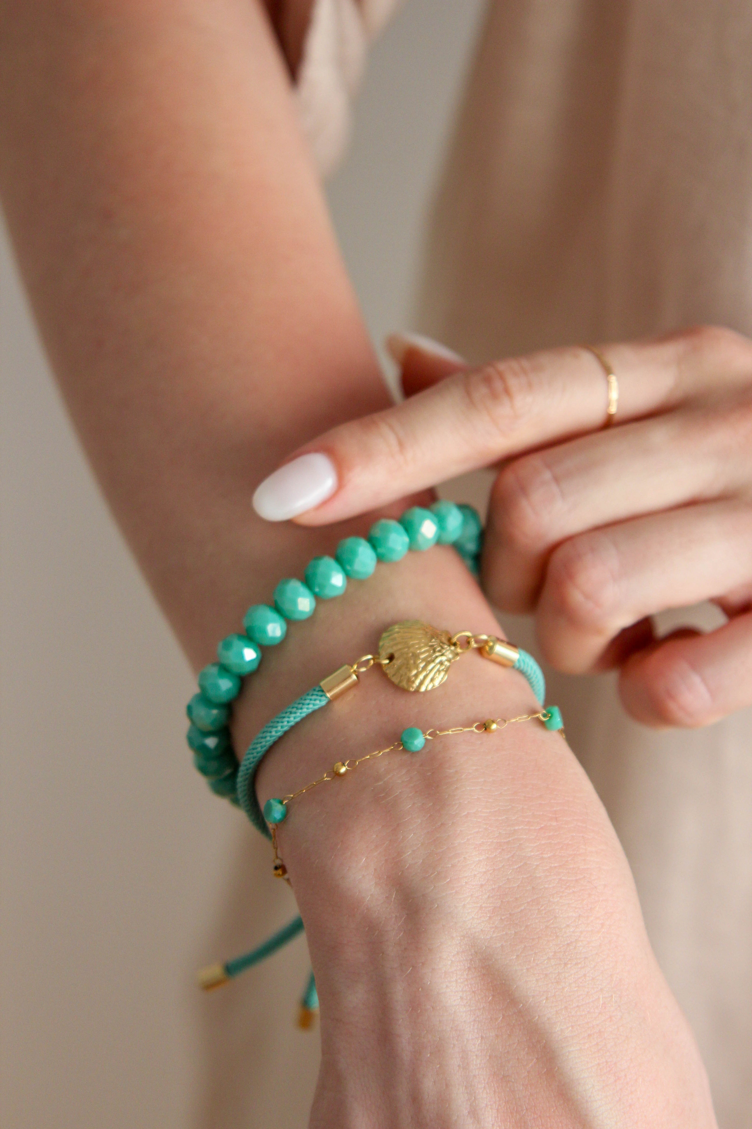 Pulseiras Coloridas de Cristal