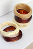 Pulseiras de Resina em Tons Neutros