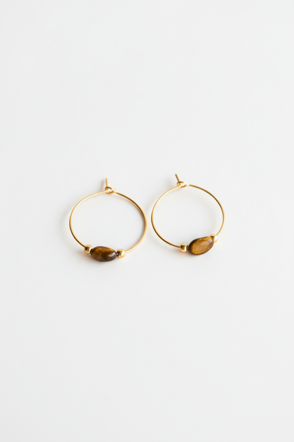 Argolas Olho de Tigre