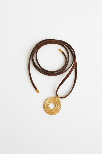 Colar Camurça Flor 2