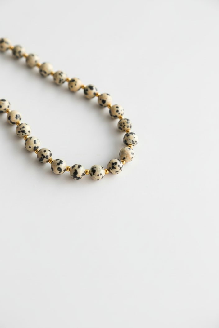 Colar Jaspe Dálmata zoom