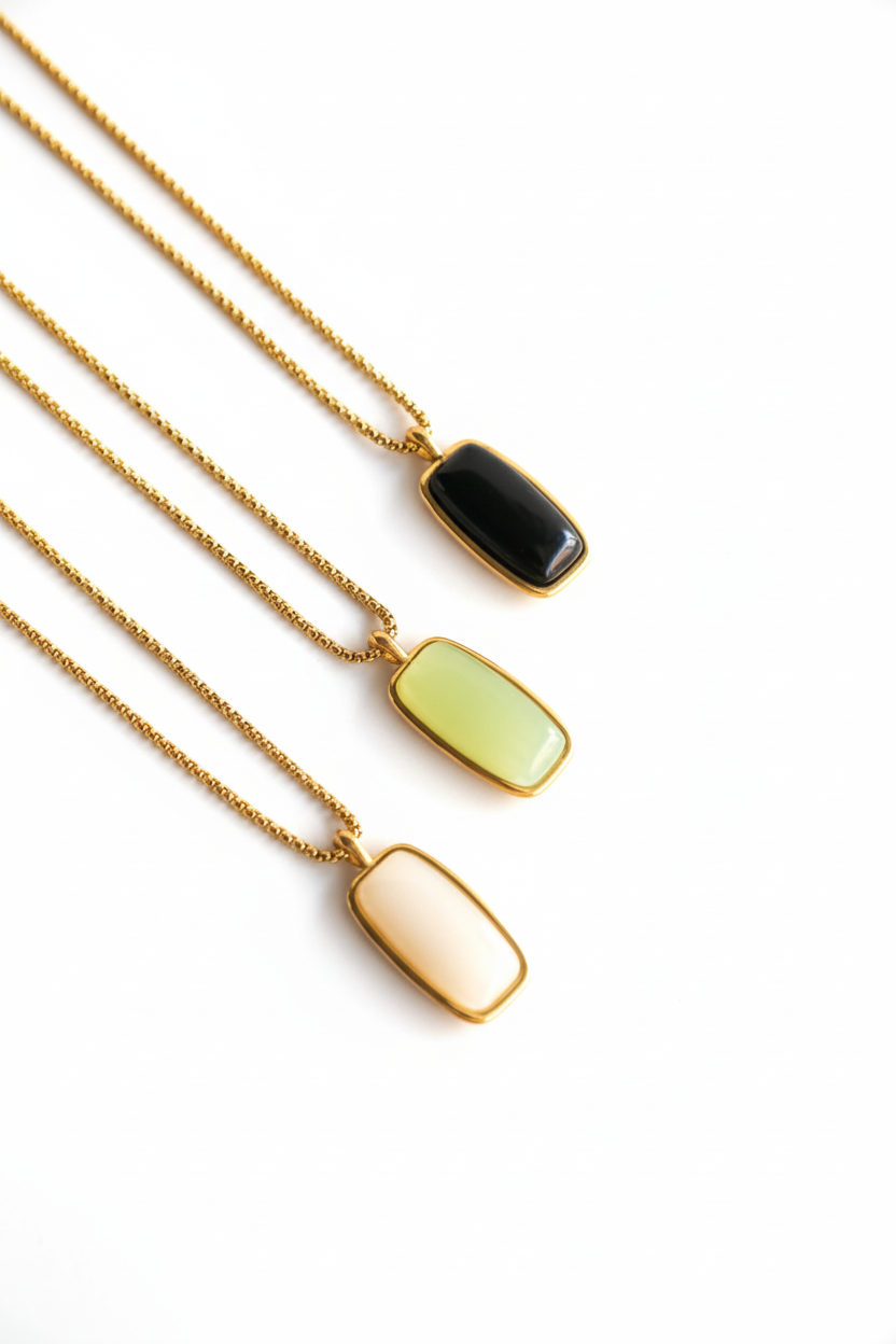 Colares Pendentes Retangulares