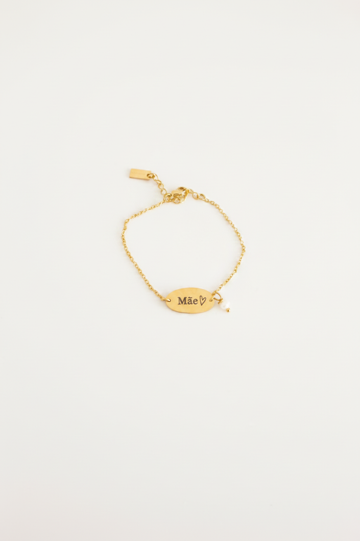 Pulseira Mãe pérola fundo branco