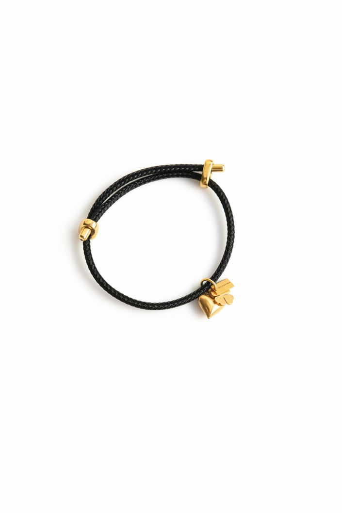 Pulseira Preta Charms