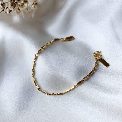 Pulseira Mira em Prata com Banho de Ouro 24K