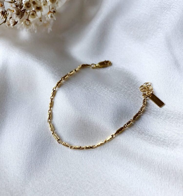 Pulseira Mira em Prata com Banho de Ouro 24K