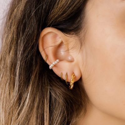 Earcuff com Pérolas