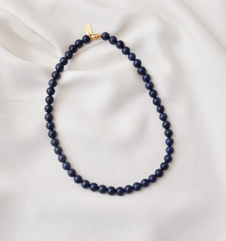 Colar Curto de Lapis Lazuli